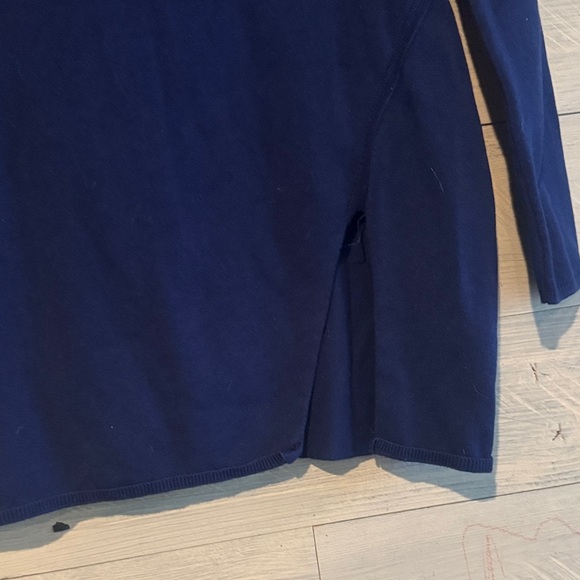 Zara Navy Long Sleeve Dress - Picture 4 of 8